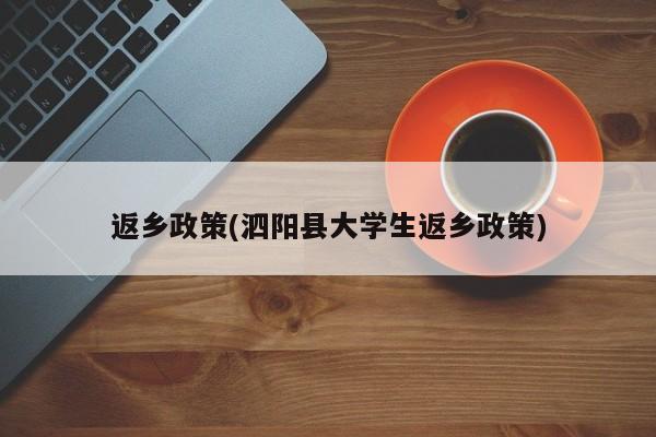 返乡政策(泗阳县大学生返乡政策)